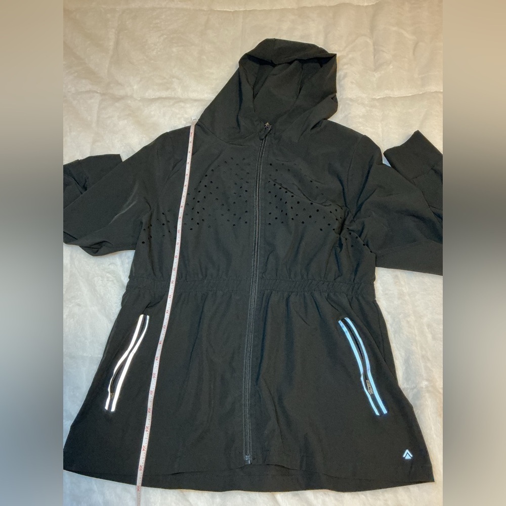 Cali sports Black Hooded Women's Jacket - Picture 6 of 6